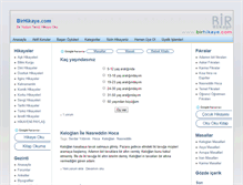 Tablet Screenshot of birhikaye.com